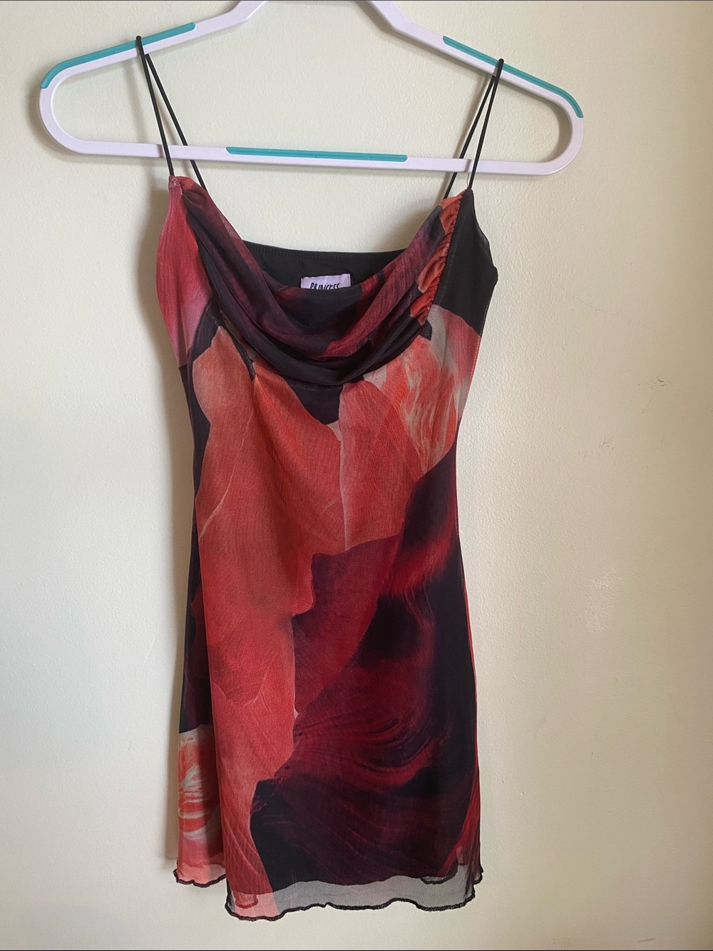Princess Polly Sugar Mini Dress in Multi Red